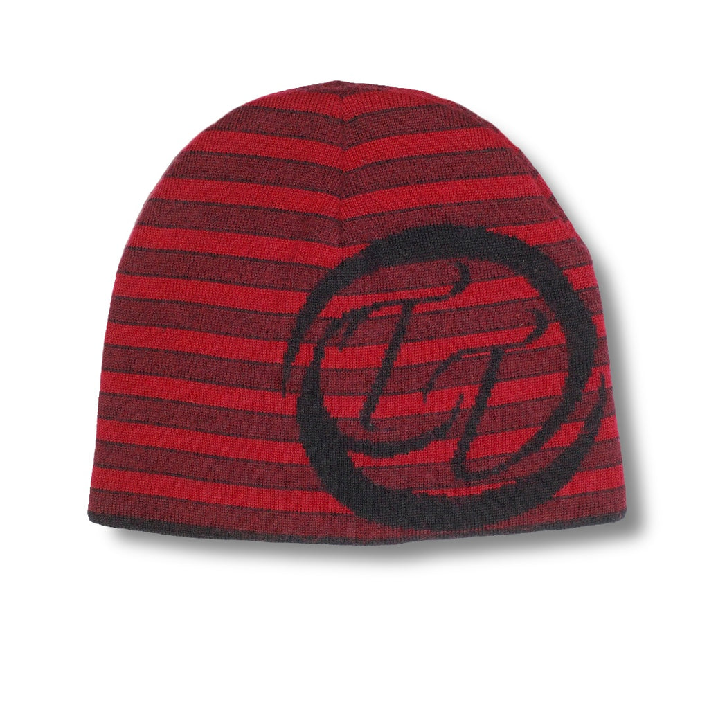 Merino-Beanie                bordeaux