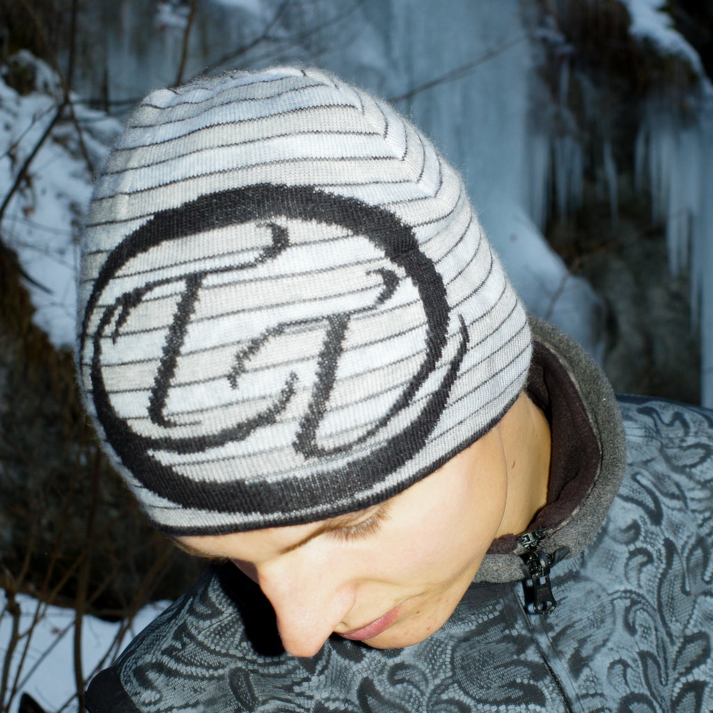 Merino-Beanie babyblue/grey